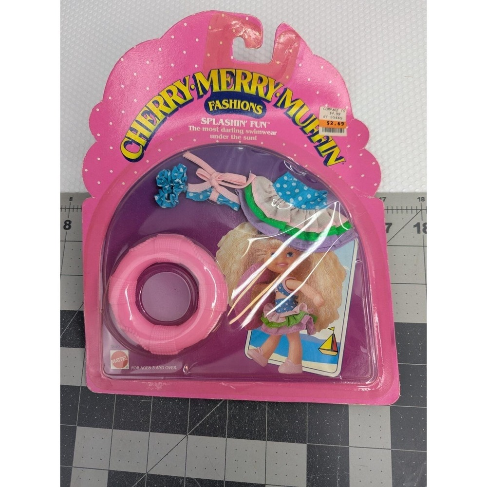 Mattel Cherry Merry Muffin Splashin Fun Playset Sealed 1990